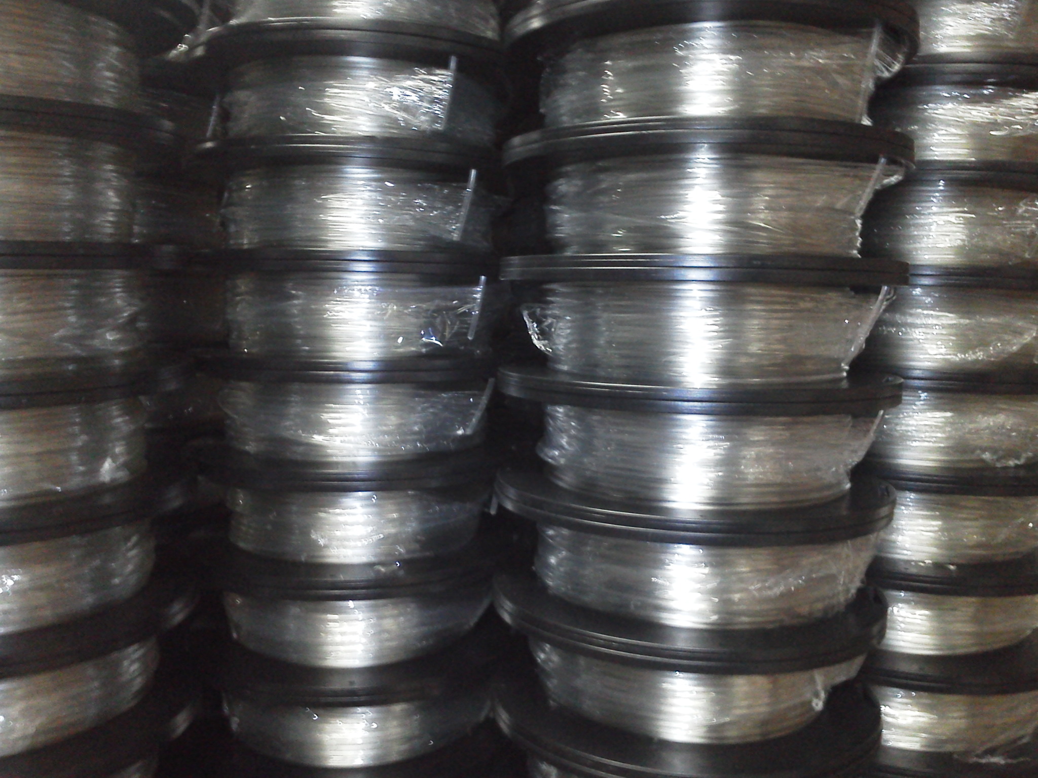 Bulk filament spools ready for production